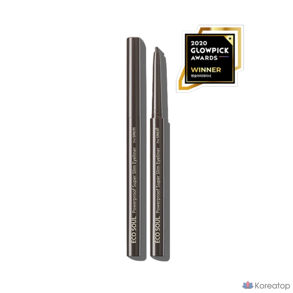 Подводка для глаз The Saem Eco Soul Powerproof Ultra Slim Eyeliner, 5 цветов, 1 упаковка., фото 3