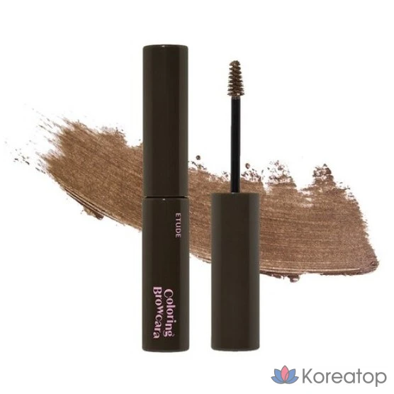 Etude House Drawing Eyes Coloring Browcara 6 мл, № 1 ТЕМНО-КОРИЧНЕВЫЙ, 1 шт.