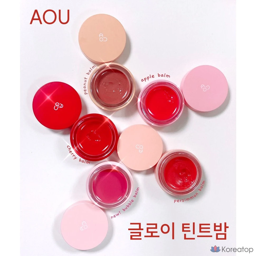 AOU Glow Tint Balm Long-Lasting Lip & Cheek, 04 Cherry Balm, 3.5g, 1 шт.