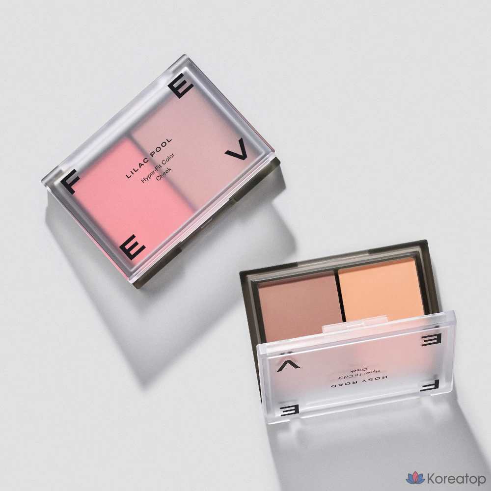 Румяна FEEV Color Cheek Blusher 8.2g, Rosy Road, 1 шт., фото 4