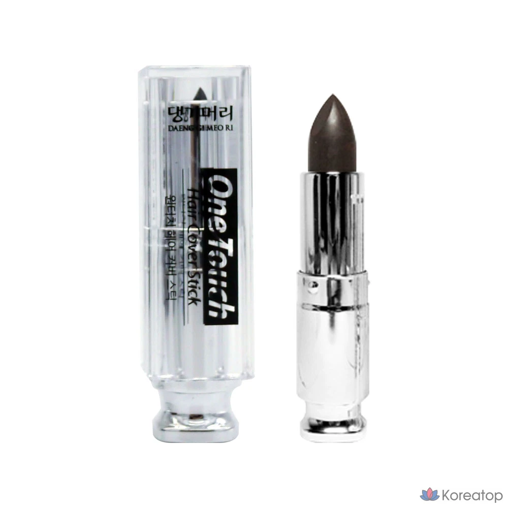 Накладные пряди для волос Danggi Meori One-Touch, 4 г, натуральный черный/коричневый цвет, 1 шт.