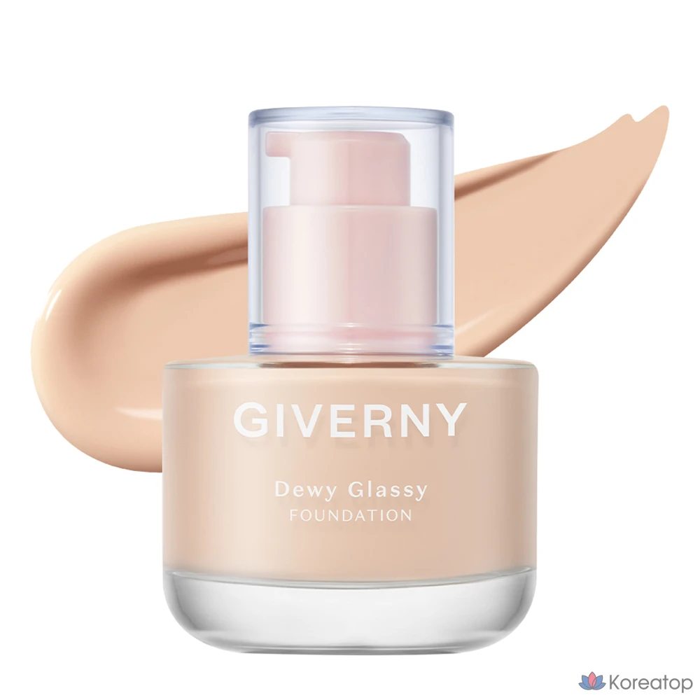 Тональный крем Giverny Dewy Glassy Foundation, 30 мл, оттенок 15NW Fair, 1 шт.