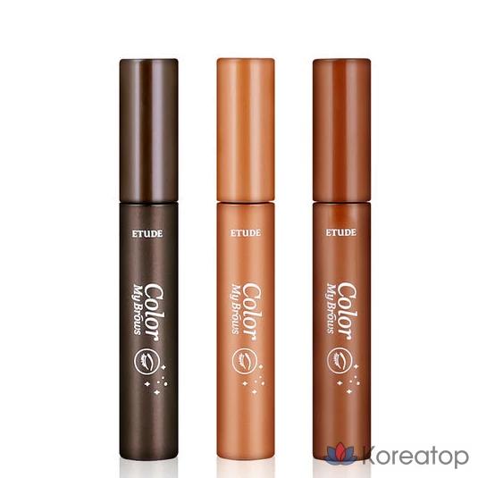 Тушь для ресниц Etude House Pure Lie Browcara Mascara, 4,5 г, 2 светло-коричневых оттенка, 1 шт.