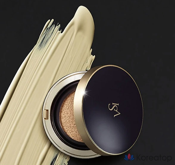 Сменный блок тонального крема-кушона Isa Knox Cellinue Concealing Cushion Foundation, 15 г, № 23, оттенок Natural Beige, 1 шт.