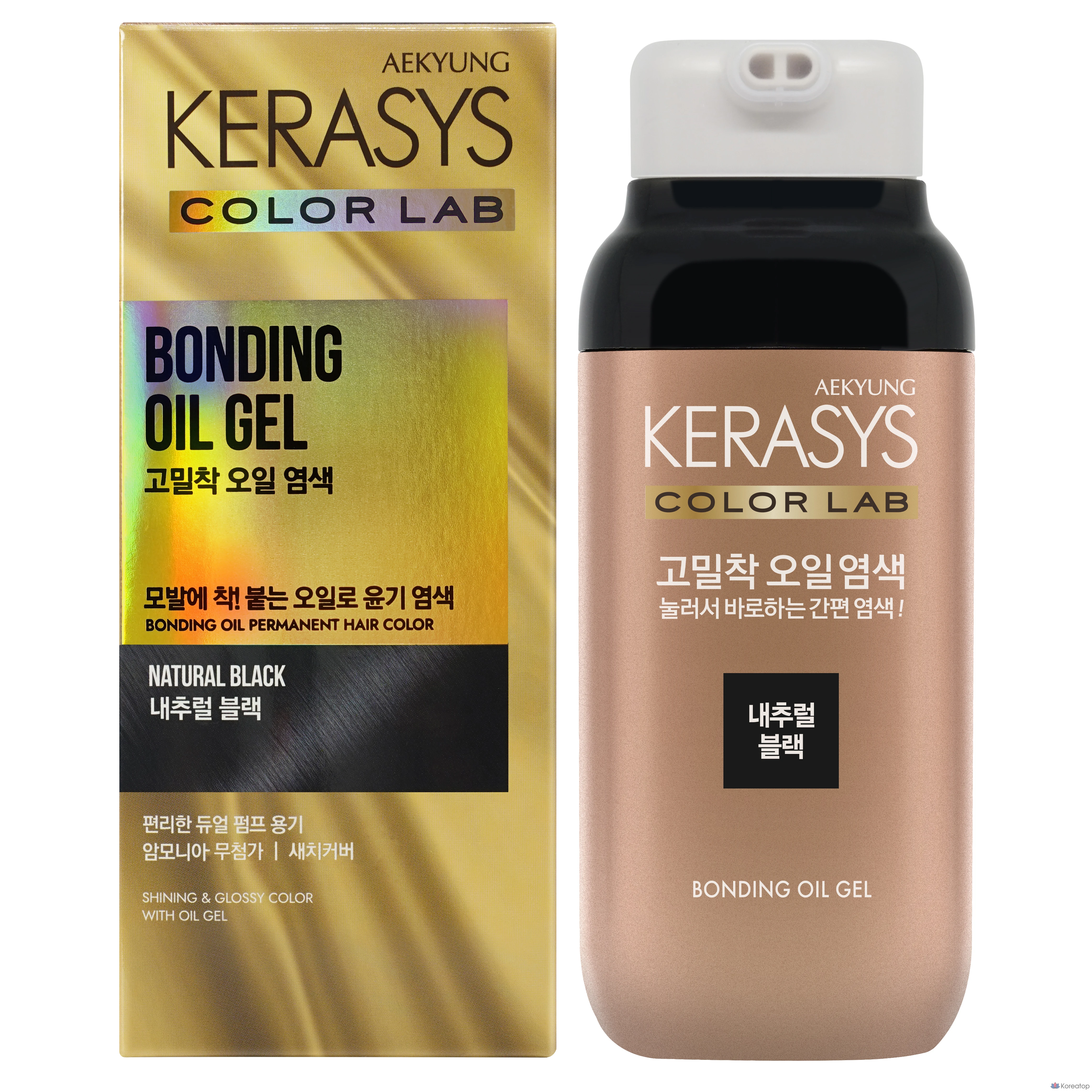 KeraSys Color Lab, натуральный черный, 1 шт.