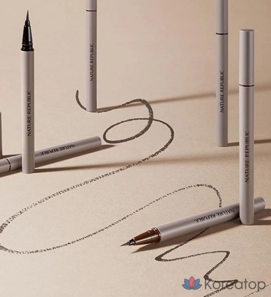 Подводка для глаз Nature Republic Botanical Hyper Liner, 0,6 г, № 02, коричневая, 1 шт.