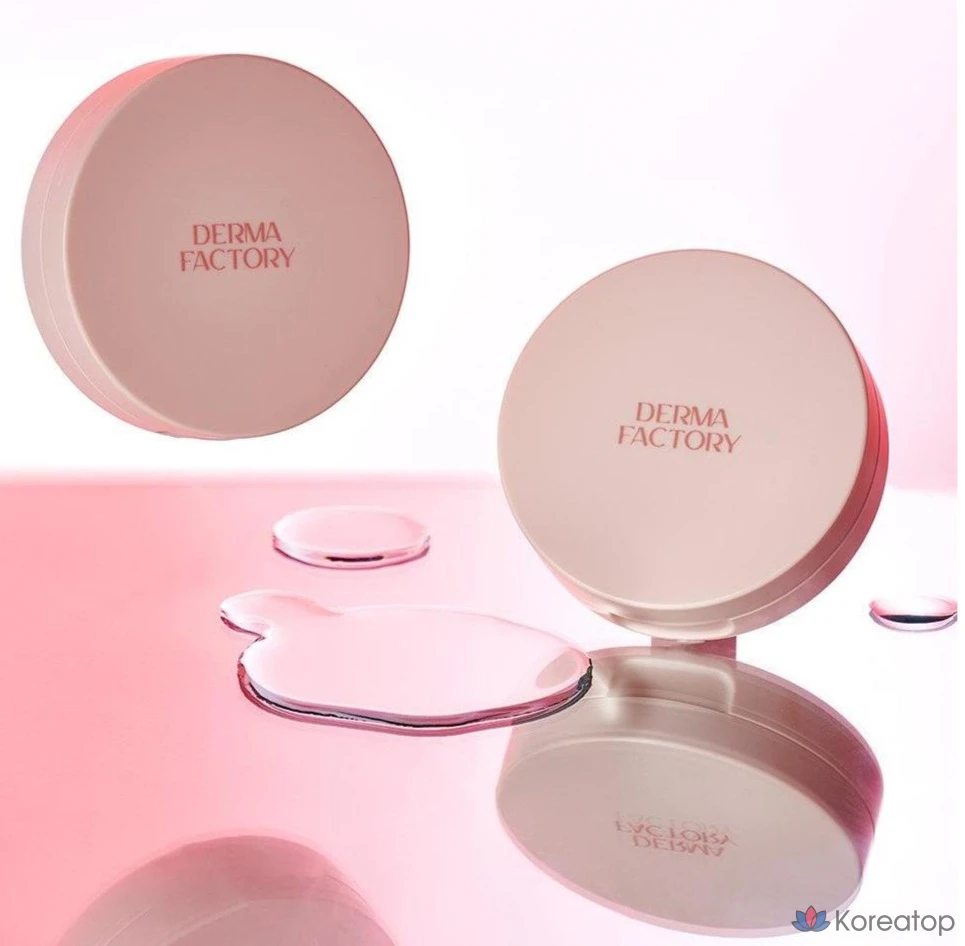 Тональный крем-кушон Derma Factory Vegan Collagen Cushion Foundation SPF50+ PA++++ 15 г, № 23, 1 шт., фото 5