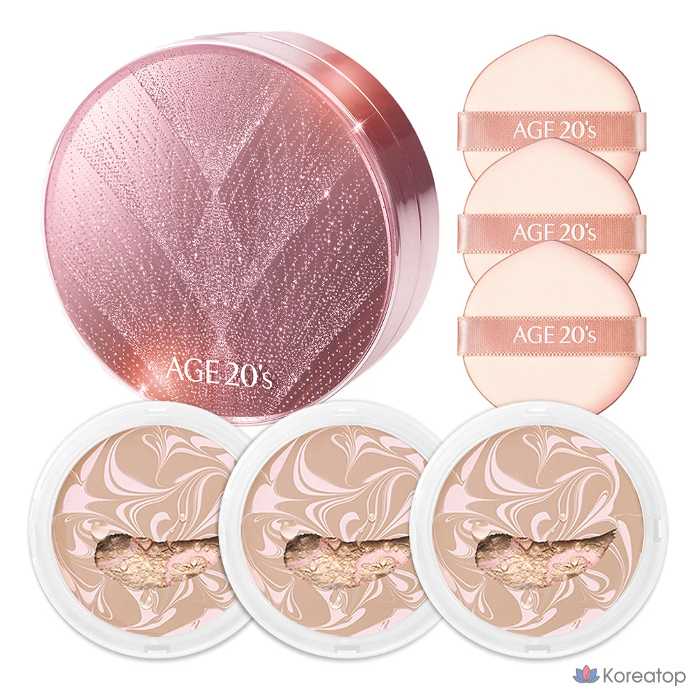 Эссенция Essence Cover Pact Case (издание Twinkle Edition) для лицевой стороны, 20 лет, + сменный блок 12,5 г x 3 шт., розовый, светло-бежевый (№ 13), 1 шт.