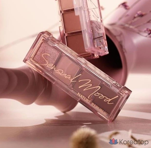 Палитра из 4 цветов Nature Republic Daily Basic, оттенок 02 Rose, 1 шт., фото 9