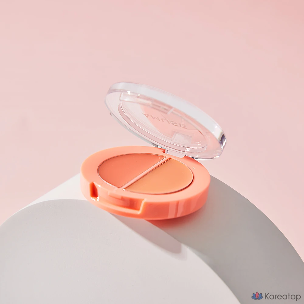 Бальзам для губ и щек AMUSE Healthy Balm, 02 Манго, 3 г, 1 шт.