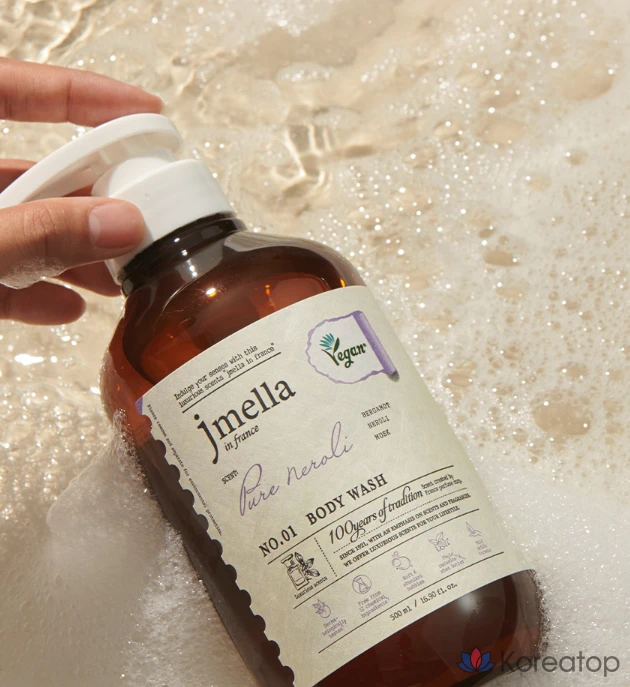 Веганский гель для душа Pure Neroli с ароматом апельсина и нероли, 500 мл, 1 шт.