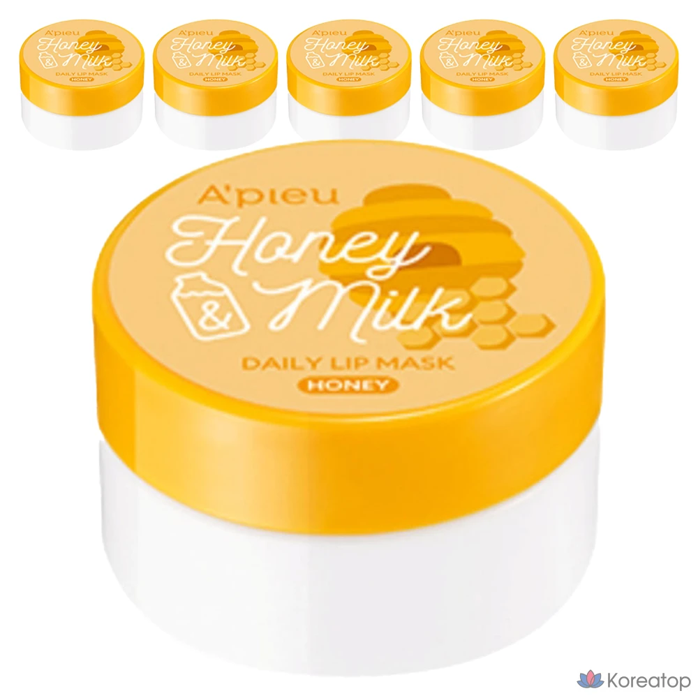 Маска для губ A'Pieu, прозрачная, 6 г, 6 шт.