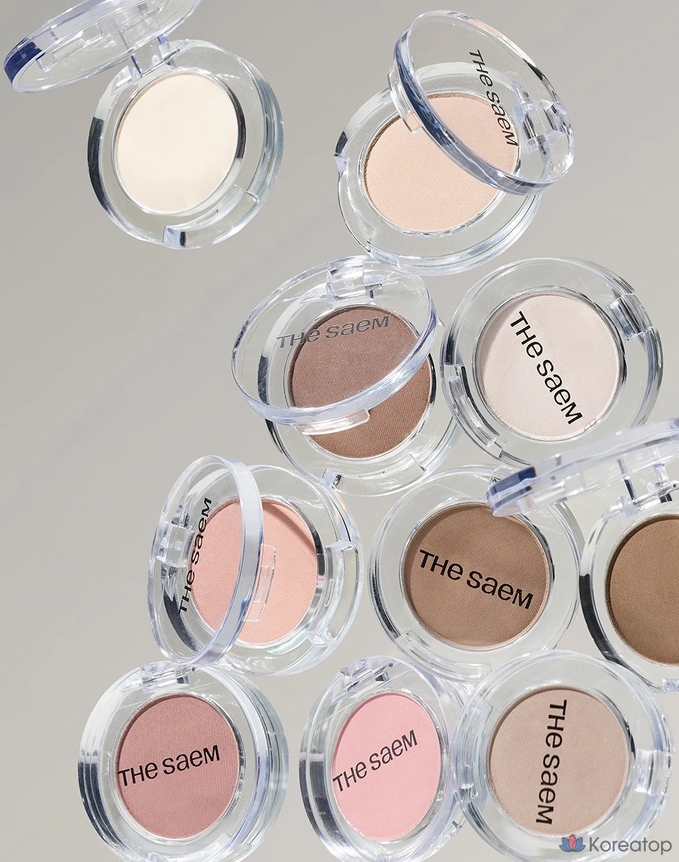 Матовые тени для век The Saem Sammul, BE01 Нейтральный бежевый, 1 шт., фото 5