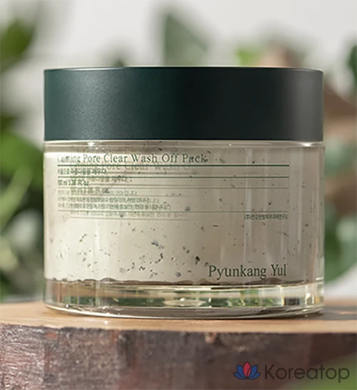 Успокаивающая очищающая маска для пор Pyungangyul, 100 г, 1 упаковка, 4 упаковки, фото 4
