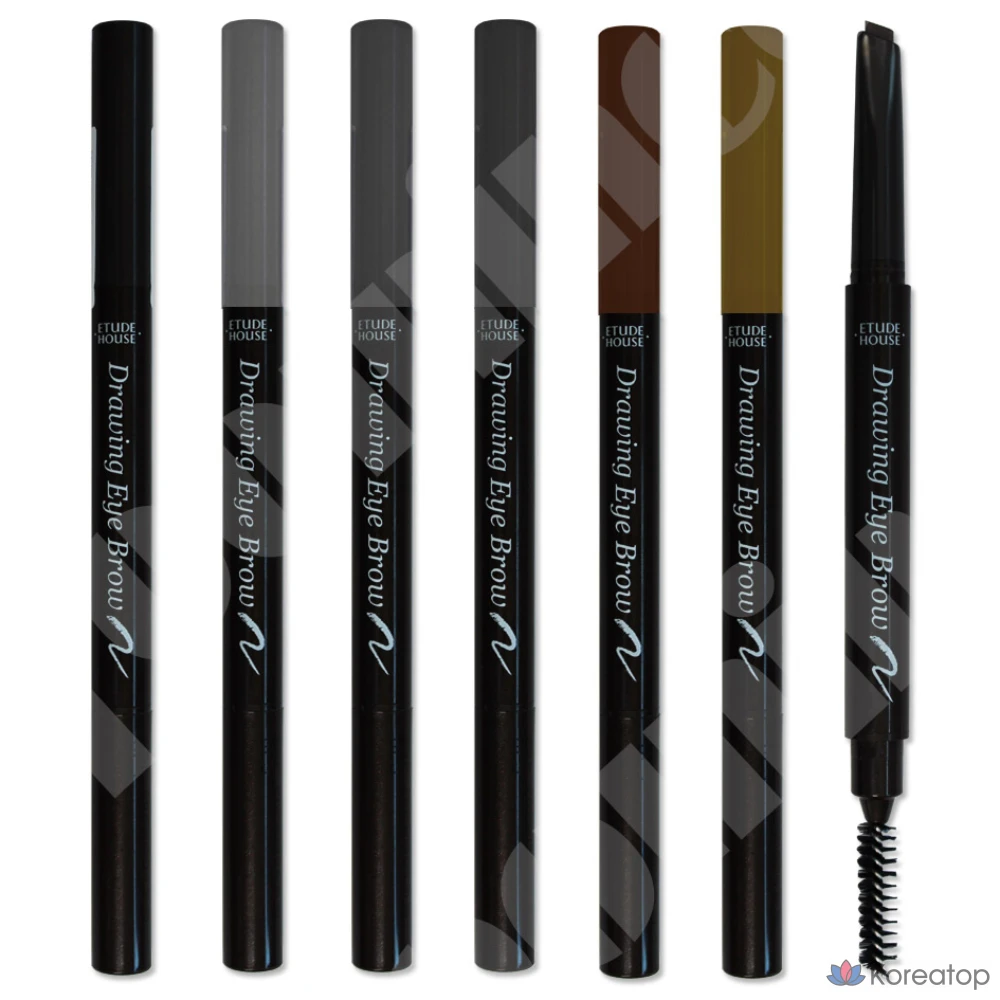 Балет для бровей Etude House Drawing Eye Brow, № 1, чёрно-коричневый, 1 шт.