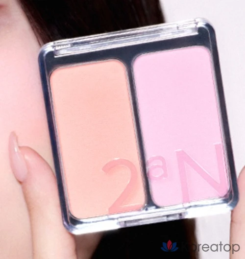 Румяна 2an Dual Cheek Blusher, оттенок 15 Mango Berry, 4.7 г, 1 шт., фото 2