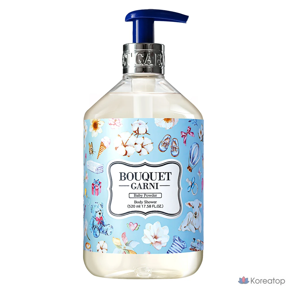 Гель для душа Bouquet Garni с ароматом детской присыпки, 520 мл, 1 шт.