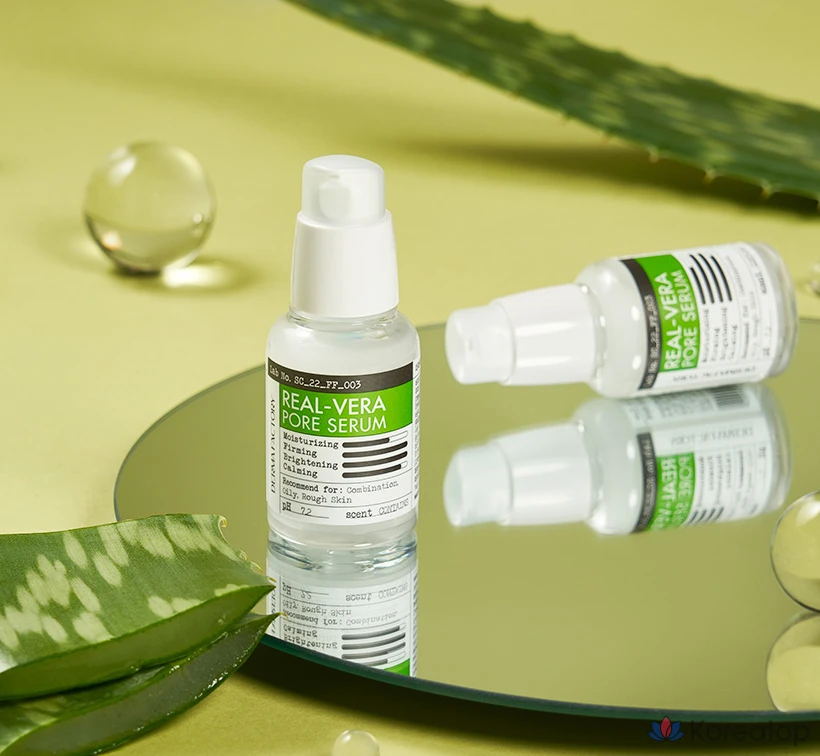 Сыворотка для очищения пор Derma Factory Real Vera, 30 мл, 1 шт.