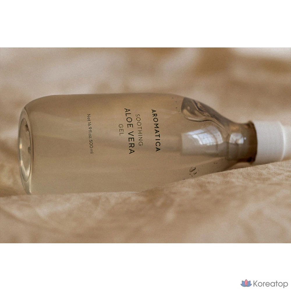 Aromatica Успокаивающий гель алоэ вера, 500 мл, 1 шт., фото 3