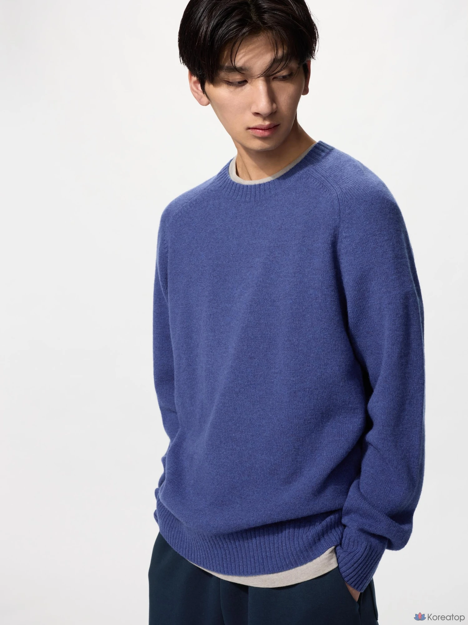 Свитер Uniqlo Lambswool Crew Neck Sweater