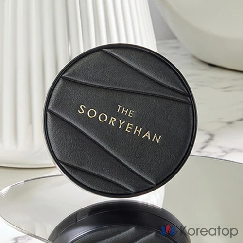 Тональный крем-кушон Sooryehan The Black Tension Fit Mesh Cushion Foundation, 13 г, № 21, 1 шт.