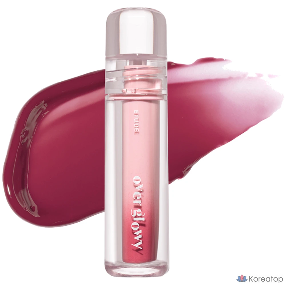 Тинт для губ Etude House Over Glow, оттенок 06 "Жужжащий розовый", 1 шт.