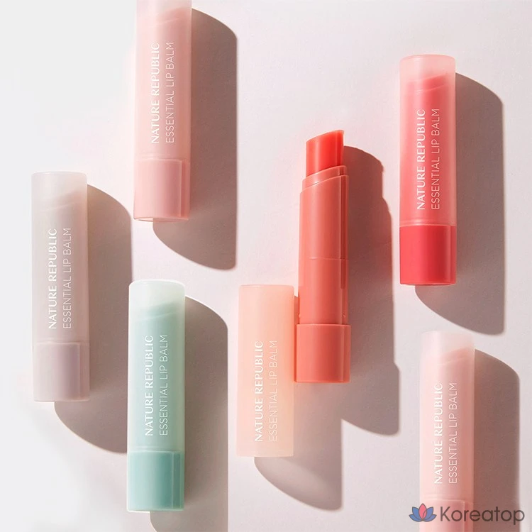 Бальзам для губ Nature Republic Essential, 04 Грейпфрут, 3,2 г, 1 шт., фото 3