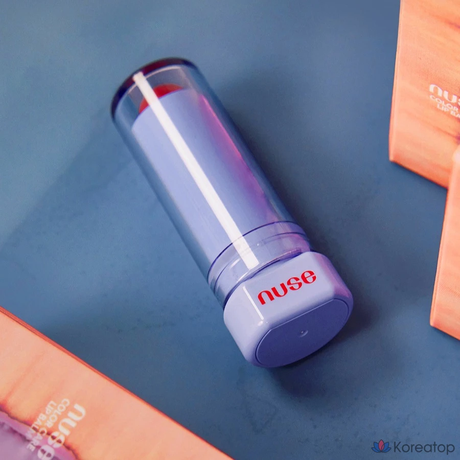 Бальзам для губ Nuse Color Care, оттенок 04 Calming Coral, 4,3 г, 1 шт., фото 2