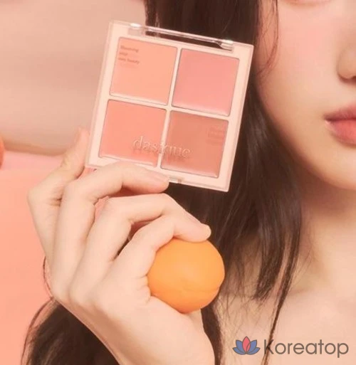 Румяна Dasique Blending Mood Cheek, 8 г, оттенок Milky Apricot, 1 шт.