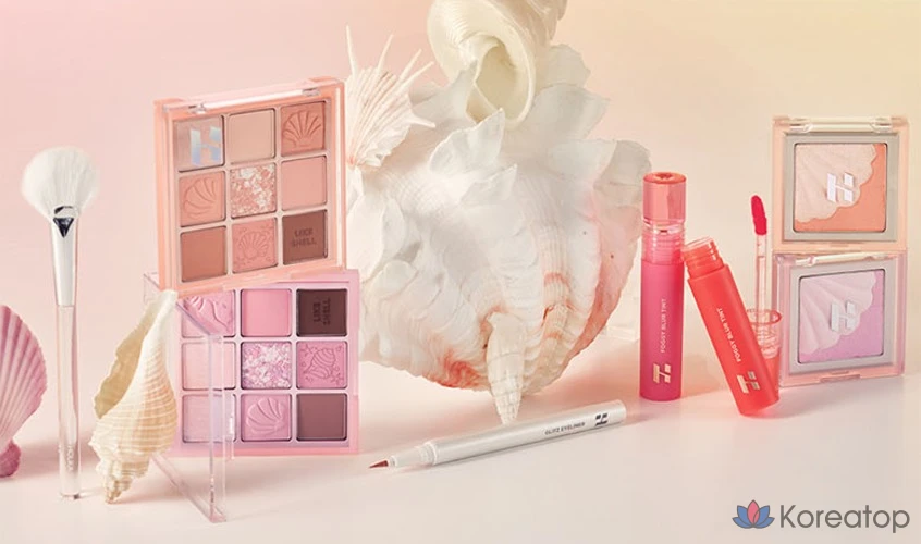 Палетка теней для век Holika Holika My Favorite Mood Eye Palette, Shell on the Beach, 1 шт., фото 9