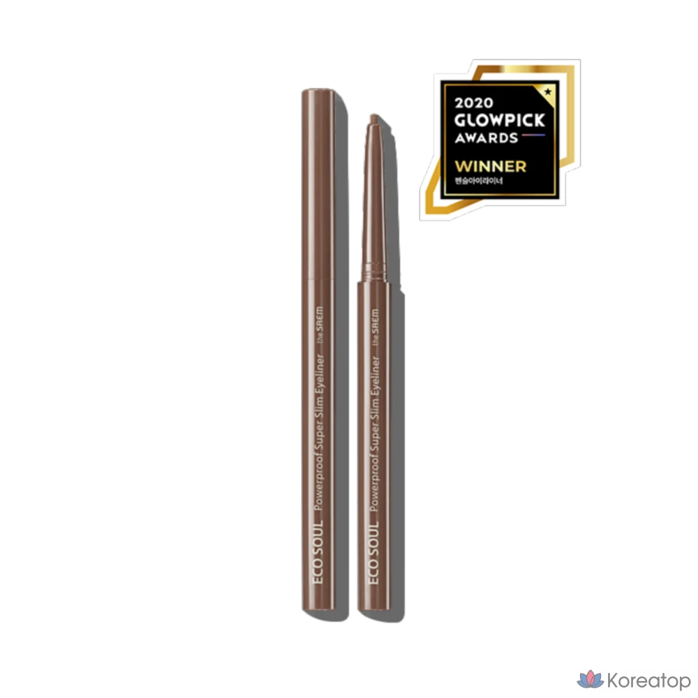 Подводка для глаз The Saem Eco Soul Powerproof Ultra Slim Eyeliner, 5 цветов, 1 упаковка., фото 5