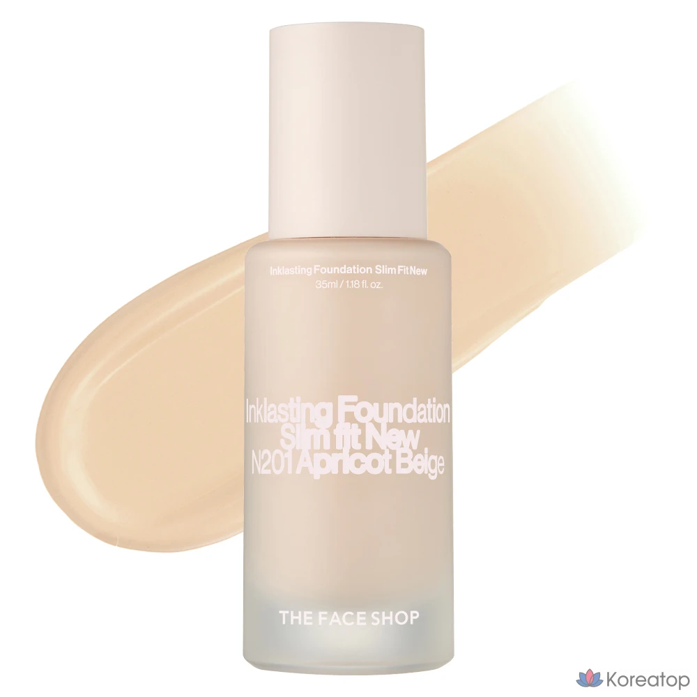 Тональный крем The Face Shop Ink Lasting Foundation Slim Fit, 35 мл, N201, 1 шт.