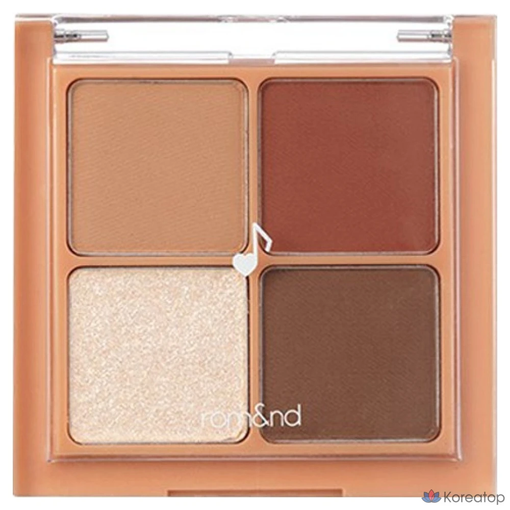 Палетка теней для век ROM&ND Better Than Eyes, M01, цвет сушеной яблоневой зелени, 1 шт.