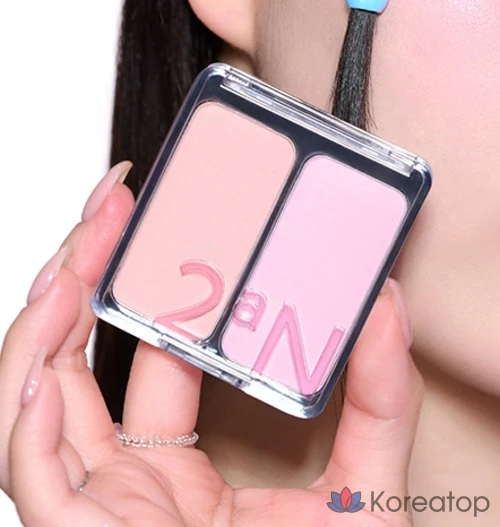 Румяна 2an Dual Cheek Blusher, оттенок 15 Mango Berry, 4.7 г, 1 шт., фото 3