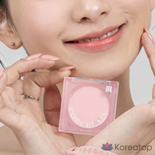 Румяна MERZY Porcelain Cheek Blusher 4,2 г, оттенок Pairing Pink, 1 шт., фото 8