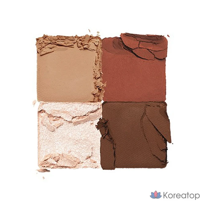 Палетка теней для век ROM&ND Better Than Eyes, M01, цвет сушеной яблоневой зелени, 1 шт., фото 2