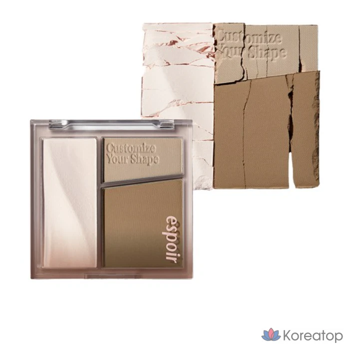 Палетка для контурирования Espoir Tone Pairing Contour Palette 10 г, № 1 Нейтральный, 1 шт.