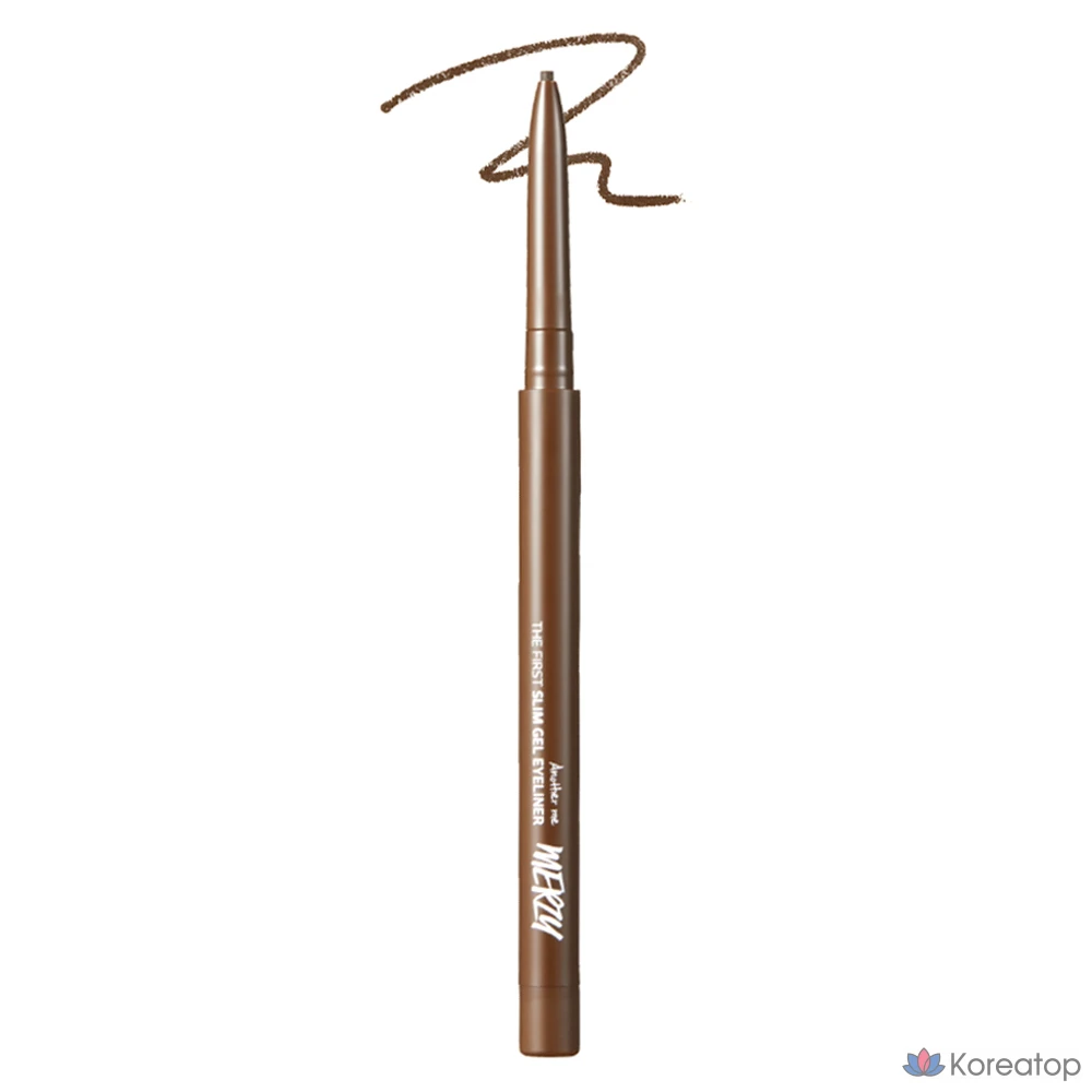 Гелевая подводка для глаз MERZY the First Slim Gel Eyeliner, 0.05g, GS4, коричневый кварц, 1 шт.