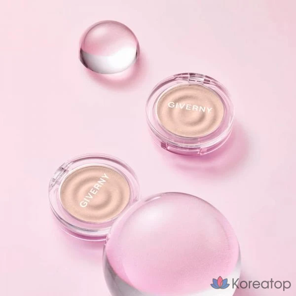 Хайлайтер Giverny Dewy Volumizing Highlighter 3 г, оттенок 02 Glassy Champagne, 1 шт.