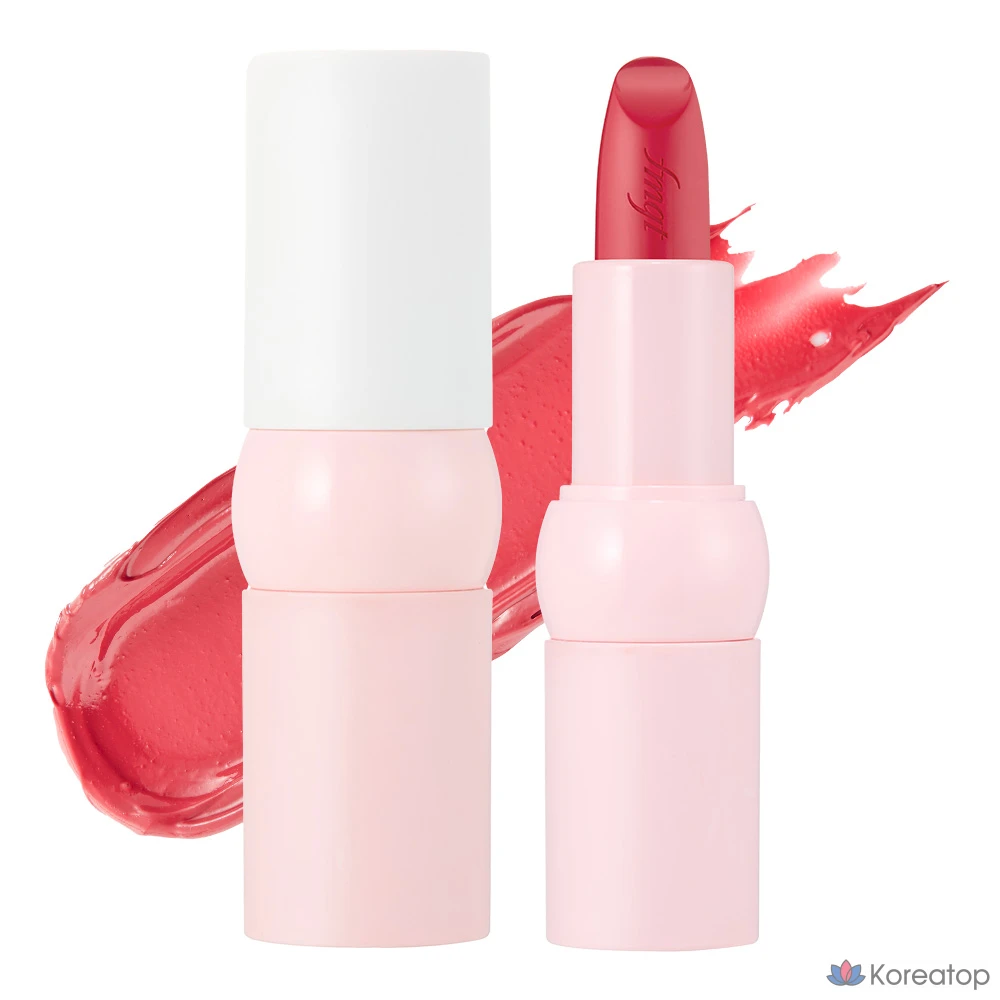 The Face Shop Molang New Bold Sheer Glow Lipstick, 1 шт., 05 Molang Merry Me