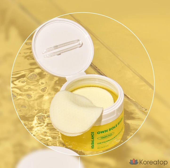 Тонизирующие подушечки Eunyul Vita Balance Own Sol Shine, 190 мл, 70 листов, 1 шт.