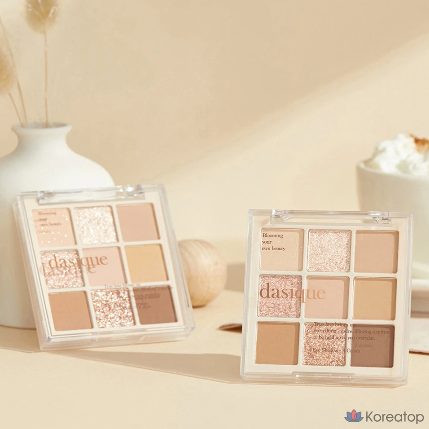 Палетка теней для век Dasique, оттенок 07 Milk Latte, 1 шт., фото 7