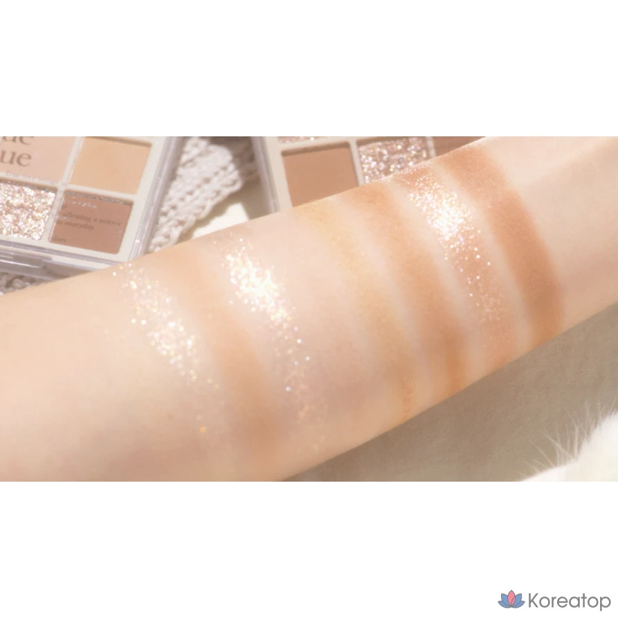 Палетка теней для век Dasique, оттенок 07 Milk Latte, 1 шт., фото 9