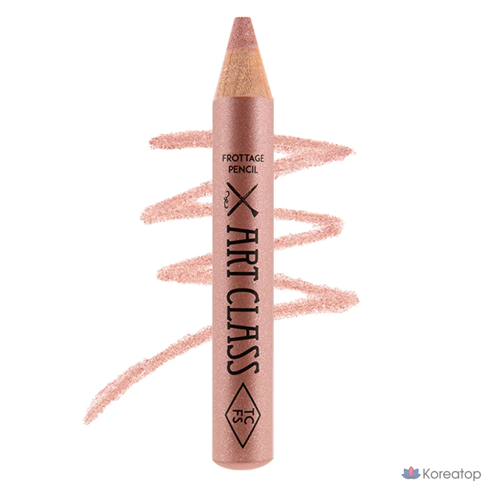 Карандашные тени для век Too cool for school Art Class Frottage, № 16, цвет «Молочно-розовый», 1 шт.