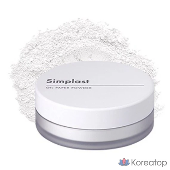 Матирующие салфетки Tony Moly Simple Last, порошок, 9 г, белые, 1 шт.