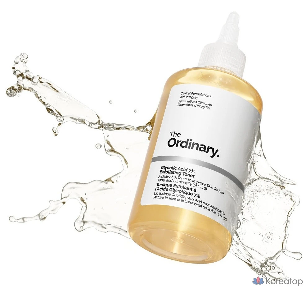 Отшелушивающий тоник с 7% гликолевой кислотой от The Ordinary, 240 мл, 1 шт., фото 4