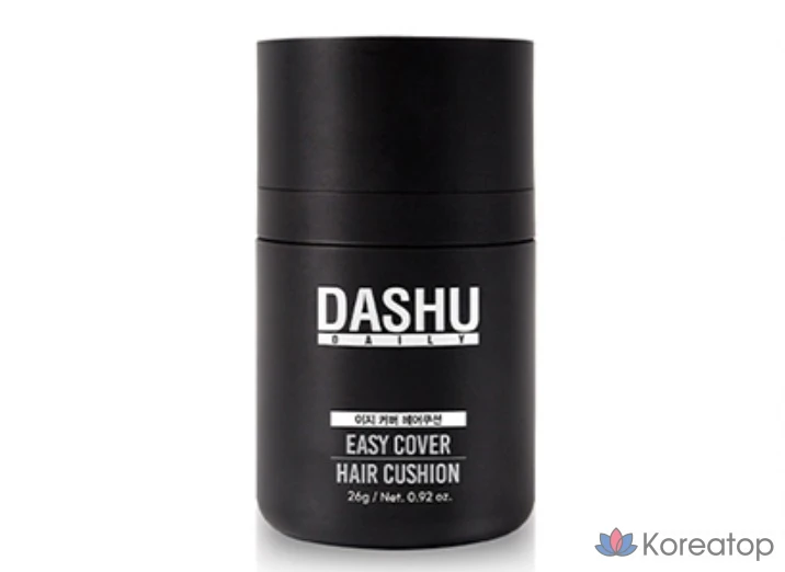 Накладные пряди для волос DASHU Daily Easy Cover Hair Cushion, 26 г, натуральный черный, 1 шт., фото 2