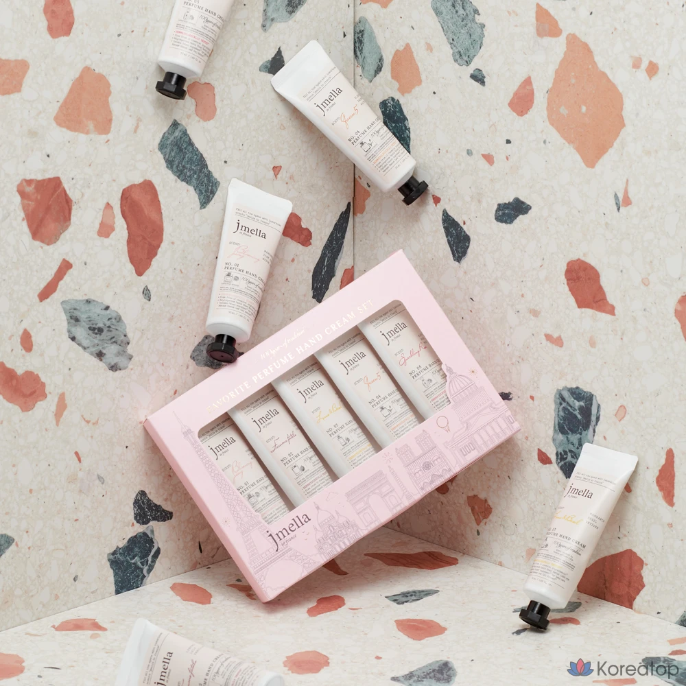 Набор из 5 кремов для рук Jmella, 1 комплект.