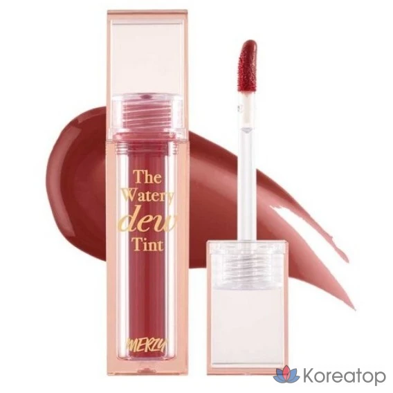Тинт для губ MERZY the Watery Dew, цвет WD2 Bitten Rose, 4 г, 1 шт.