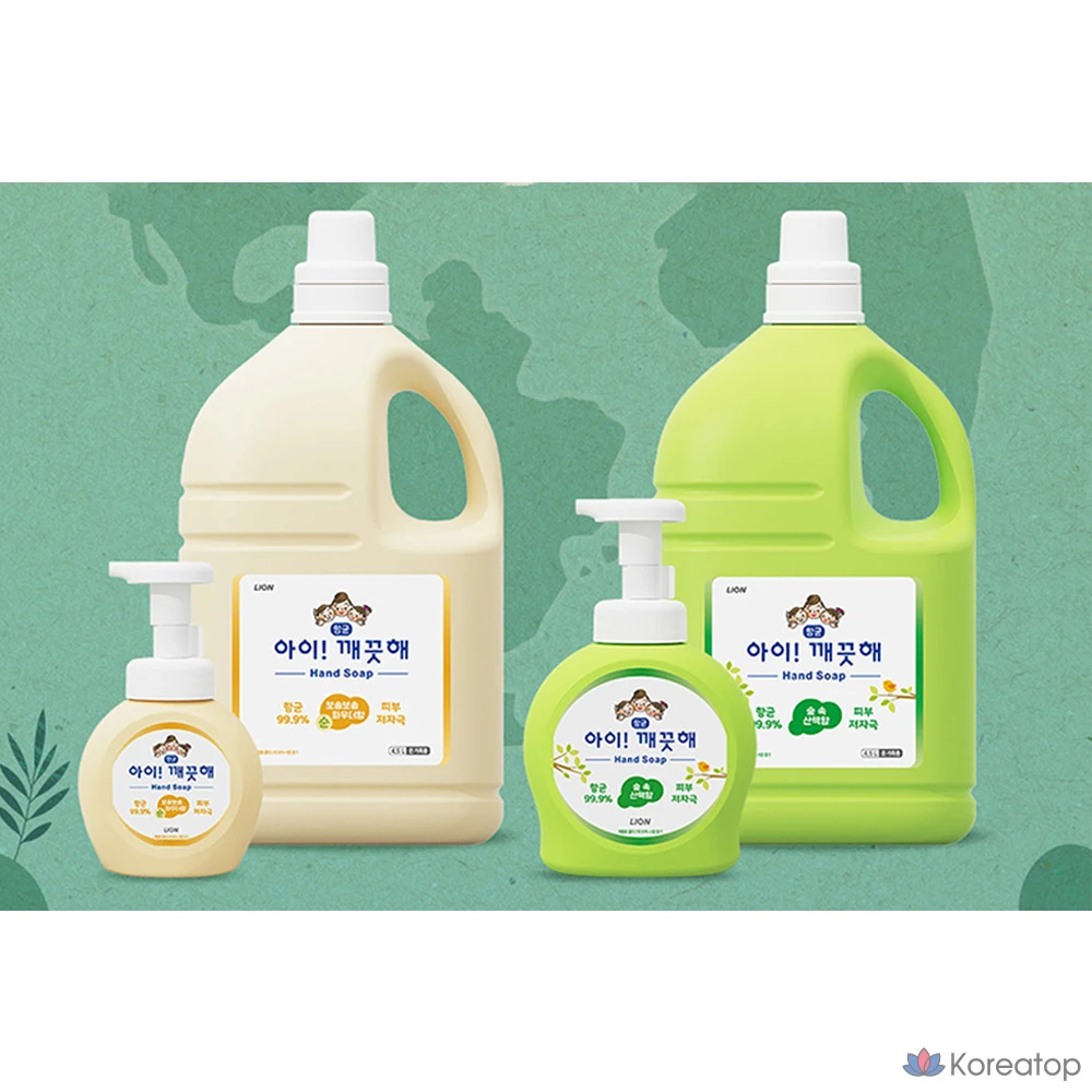 Антибактериальное пенное мыло для рук Lion, аромат чистой пушистой пудры, 4,5 л, 1 шт., фото 4